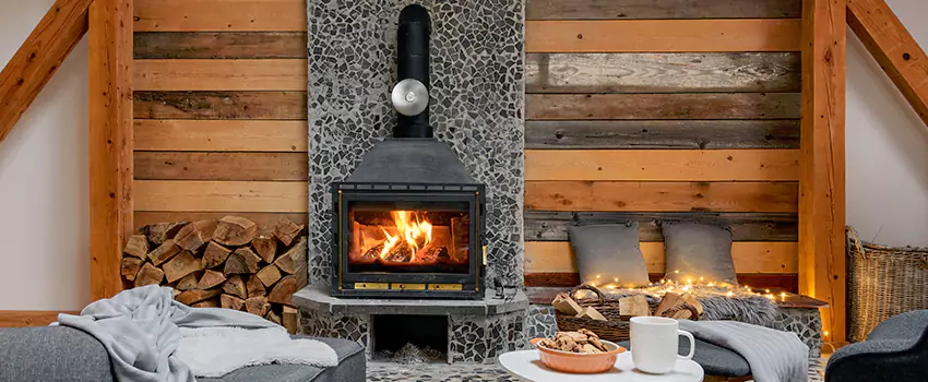 Thelin Hearth Products Direct Vent Gas Stove Fireplace Inspection in Carrollton, Georgia